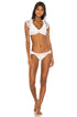 PQ Swim Water Lily LACE RUFFLE TOP